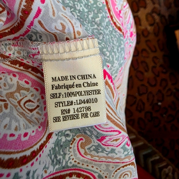 NWOT Paisley Maxi Dress - Picture 6 of 7